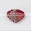 artificial gems wholesale synthetic loose heart shaped ruby gem stone