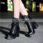 China factory real leather warm stylish shoes woman boots 2014 in winter