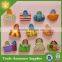 Customized Souvenir Gift OEM 3D Resin Fridge Magnet Sticker