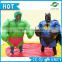 Top Selling 0.45mm PVC inflatable sumo wrestler costume for sale, human adult sized sumo suit for amusement park