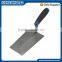 Bricklaying trowel with soft grip, carbon steel blade