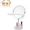Women factory outlet round acrylic dresing table makeup mirror