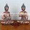Home tabletop decoration handmade craft red resin buddha statues