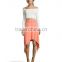 Persimmon Cotton Blend Jersey Knit 'Yuri' Trapeze Skirt