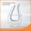 mouth blown U shape crystal wine decanter wholesale 1200ml