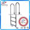 Factory supply 3 steps swimming pool stainless steelstep ladders