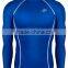 88% polyester 12% spandex moisture wicking mens long sleeve compression t shirt
