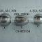 ceramic electroplate ball for decoration