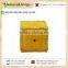 Cost Effective Yellow Colour Square Pouf/Ottoman Available for Sale