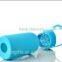 16 Oz. Glass Candy Color Water Bottle With Silicone Strap
