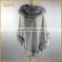 2016 Fashion design new cape poncho women suede fringe shawl scarf