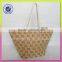 Fashion Polyester Material Shopping Beach Bag And Women Handbags Cotton Handle