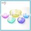 Sprayed Colored Glass Apple Shaped Bowl Mixing Glass Bowl Set