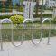 Galvanized and powder coated steel bicycle rack,bicycle parking rack