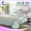 Girls Light Color 100% Cotton Bed Sheets With Frills