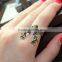 2016 fashion Unique exaggeration retro Alloy sika Deer Alloy Fashion Rings Jewellery Wholesale