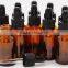 15ml empty glass bottle for volatile oil or essential oil with dropper