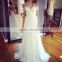 (MY0804) MARRY YOU Elgant Bridal Gown Off-shoulder Lace Chiffon Beach Wedding Dress 2015