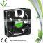Axial flow sleeve bearing 18v 120mm fan for outdoor cabinet