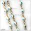 Hot Sale Eye Shaped Decorative Brass Chain