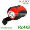 Mini Hand Crank Generator Powered Rechargeable LED Flashlight