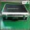 Easy carrying black aluminum tool case with handle