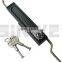 High security pull handle with lock