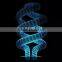 3D Optical Illusion Spirit Art Night Lamp Night Light 10 Colorful LEDs Ultra-thin Acrylic Light Panel AA Battery or DC 5V