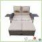Outdoor Double lounge bed designs rattan wicker