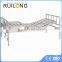 Steel Bedhead Folding Bed Manual 2 crank Hospital Bed For Sick