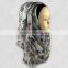 Wholesale fashionable printed instant chiffon hijab hot arab muslim hijab