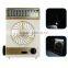 Led solar fans with led light portable mini cooling solar fan