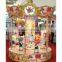 China New Products Children Games Cheap Kids Mini Carousel Used Double-deck Musical Carousel for Sale