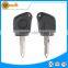 1 button remote key blanks wholesale fob with 206 blade and printed logo car key cover shell case for Peugeot 106 205 206 306
