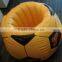2016 factory EN71-1-2-3,ASTM Durable Yellow PVC Inflatable soccer cooler