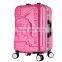 2016 ABS waterproof oil proof ABS+PC Aluminum Frame trollry case in 20-24-28----Love follows you