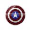 QI Standard Wireless Charger Pad for Samsung Galaxy s6 QI Wireless Charging Pad Avengers Captain America Style with Retail Box