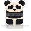 Fashion Black 9.7 inch Wool Felt Tablet Case Cute Cartoon Panda Tablet Bag