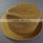 unisex cheap party fashion paper straw jazz fedora top hats