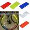 Fluorescent MTB Bike Bicycle Sticker Cycling Wheel Rim Reflective Stickers Decal for Outdoor Sports Accessories