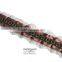 Black non-elastic lace trim with rhinestone for clothes