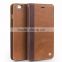QIALINO For iPhone 6 Case Vintage Genuine For iphone 6 Plus Leather Wallet Case