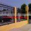 Euro Style Free Standing powder coated wrought iron fence