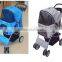 Pet Stroller Cat / Dog Easy Walk Folding Travel Carrier Carriage
