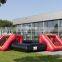 4 GOALS inflatable football pitch,custom inflatable soccer field on selling,no floor inflatable soccer pitch