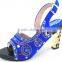 High heel fashion women sandals rhinestone design sandals for lady