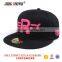 custom patch six panel snapback embroidery 3d cap