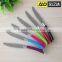 Colorful! stainless steel cutlery with plastic handle