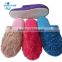 Lady winter warm long fur soft home slippers