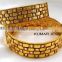 prettifying Gold Look Daily Wear bangles
